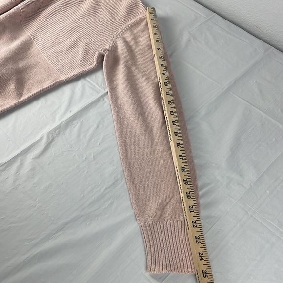 Dobber since 1974 light soft pink blush knot sweater women’s size Medium cozy - Picture 12 of 12